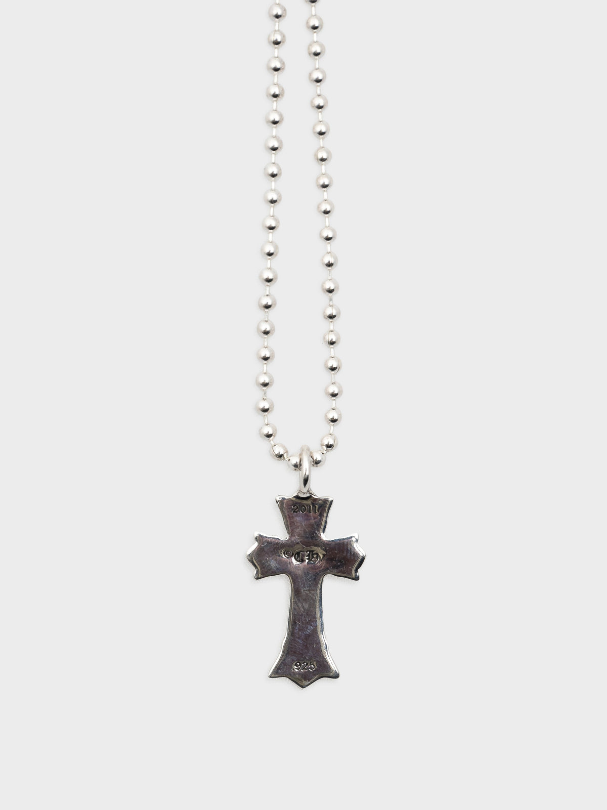 Double Cross Charm Pendant