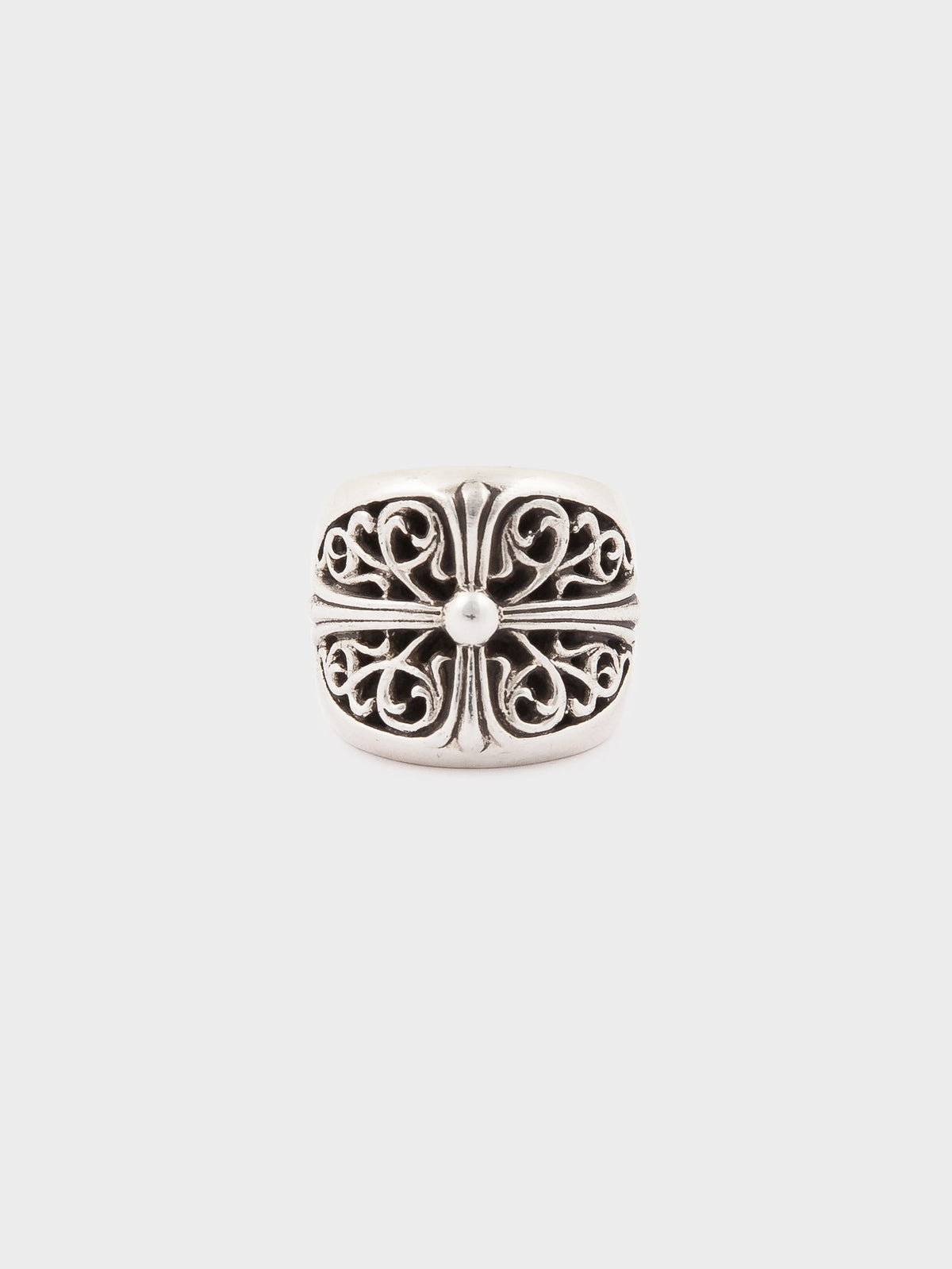 Oval Cross Ring