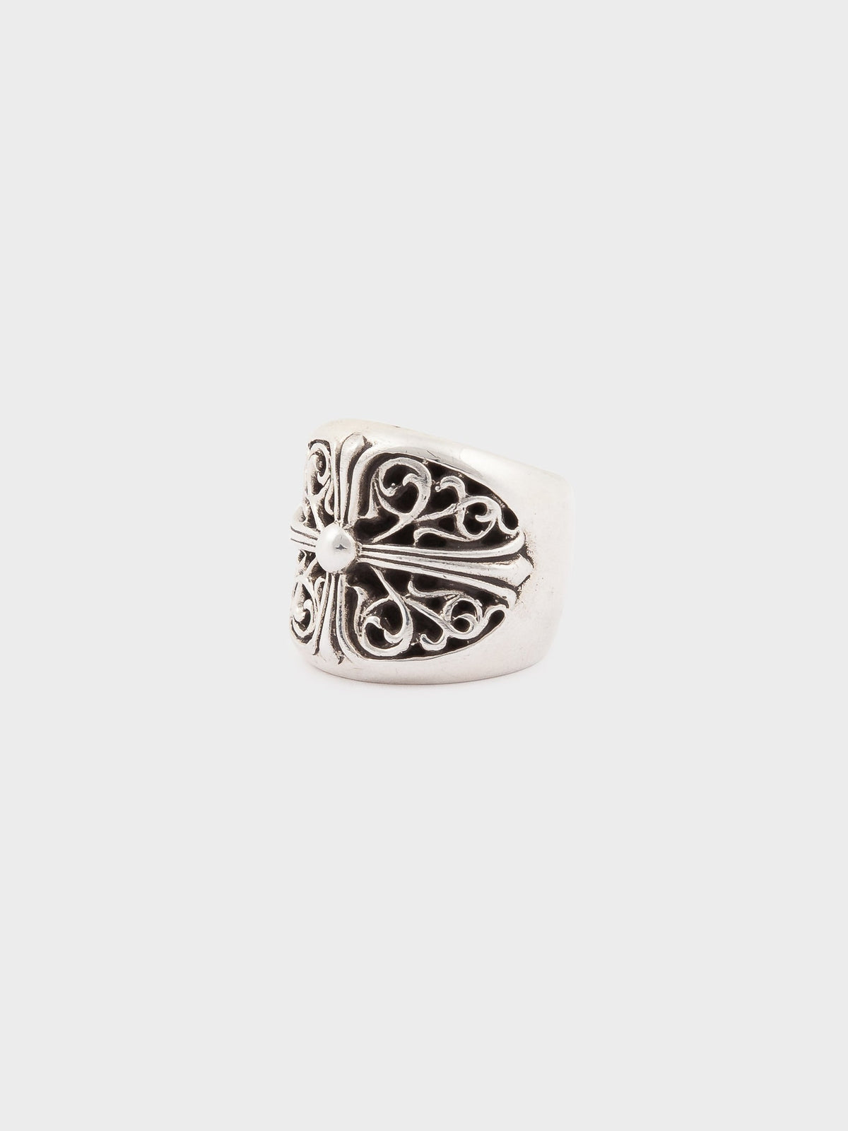 Oval Cross Ring