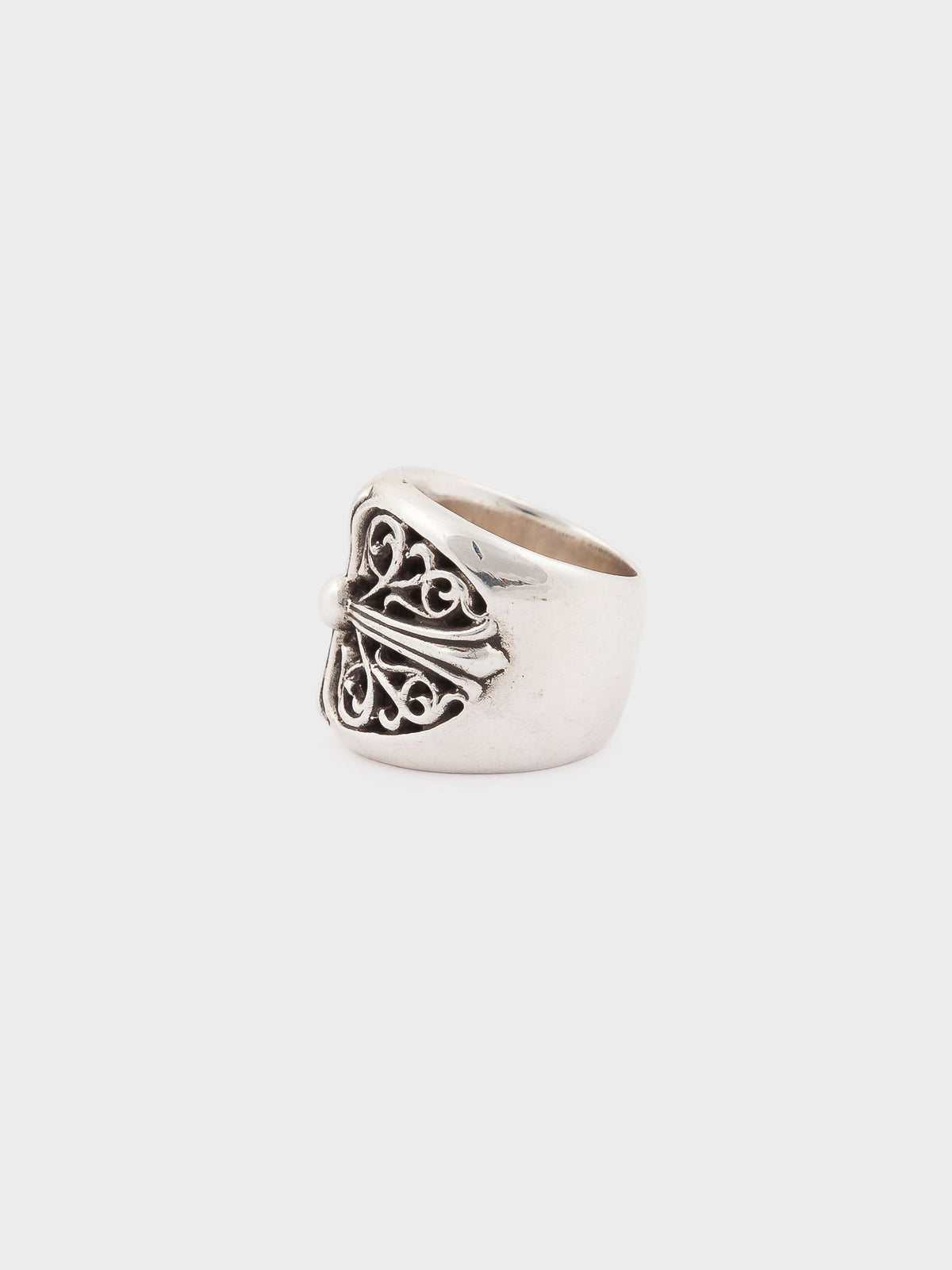Oval Cross Ring