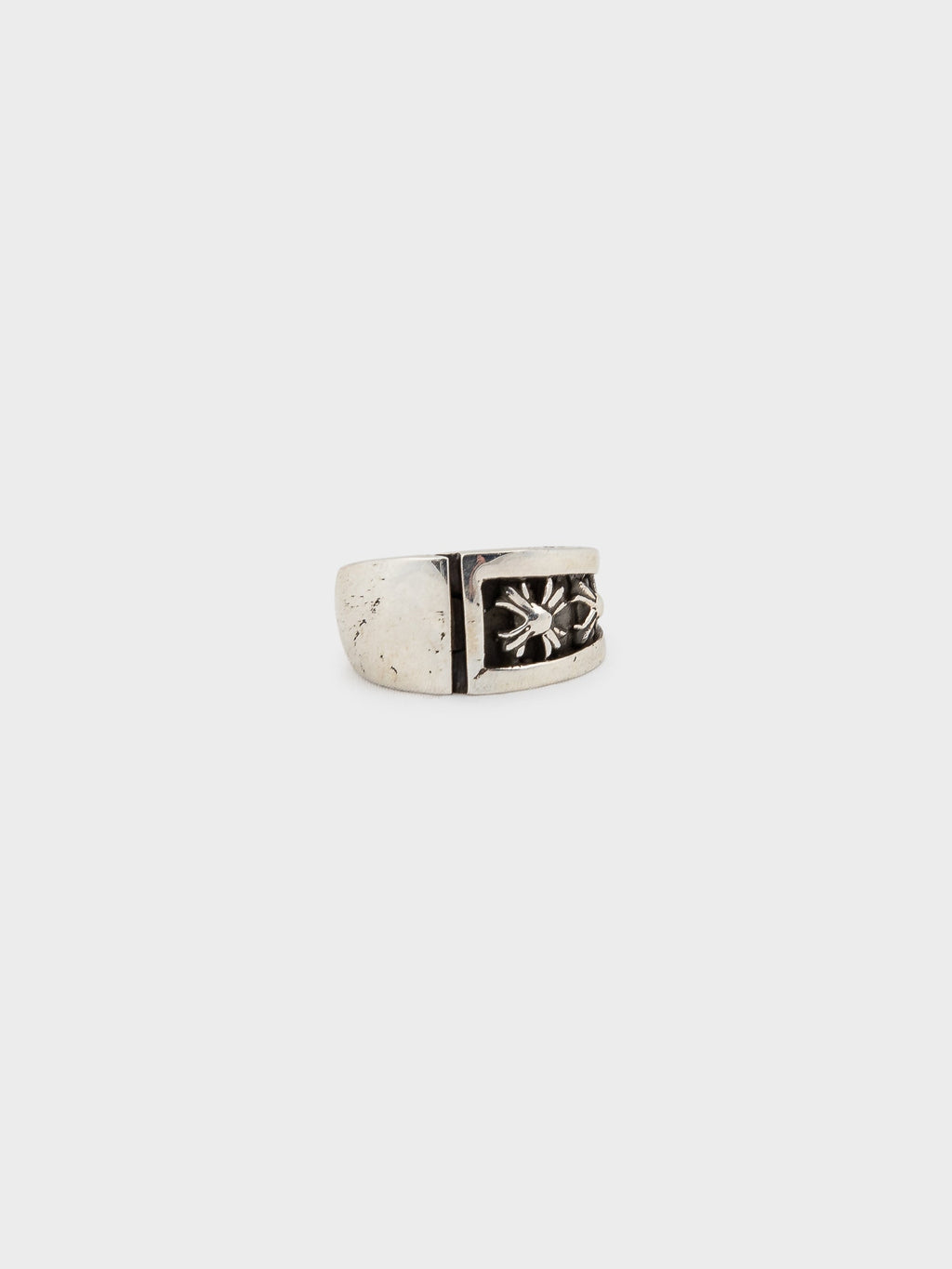 Large Plus V Band Hoop Earring