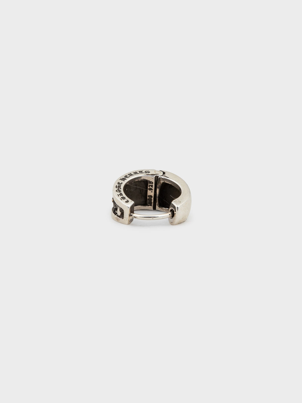 Large Plus V Band Hoop Earring