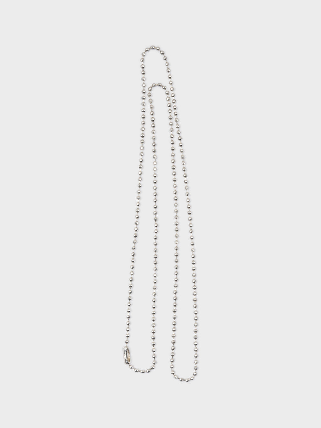 Silver Ball Chain Necklace