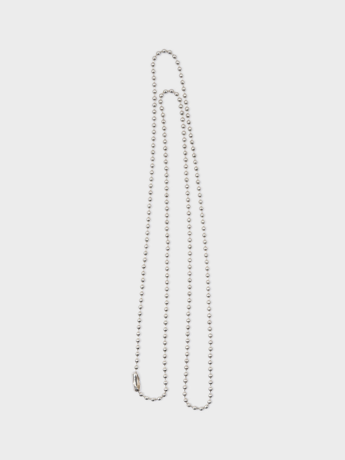 Silver Ball Chain Necklace