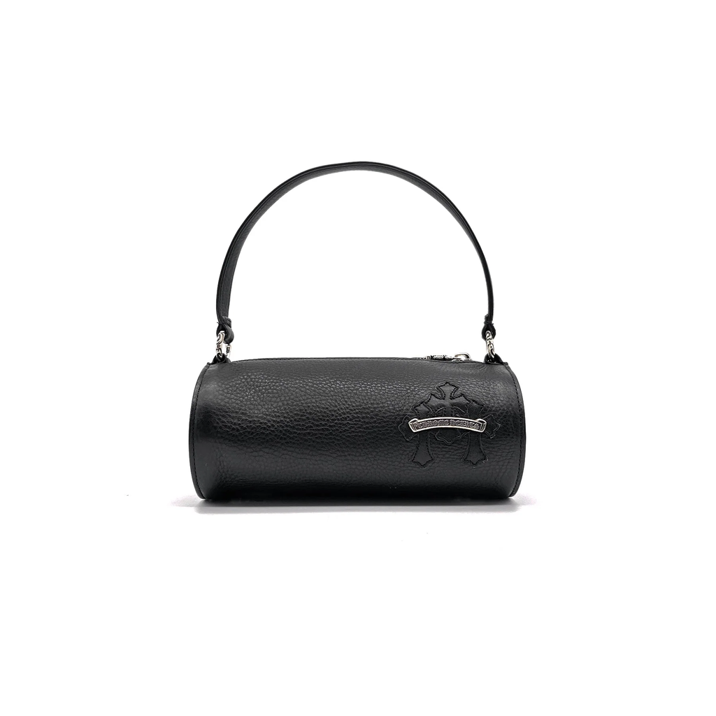 Chrome Hearts Black Triple Cross Patch Grinds Mini Shoulder Bag