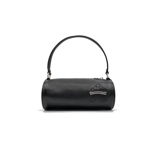 Chrome Hearts Black Triple Cross Patch Grinds Mini Shoulder Bag