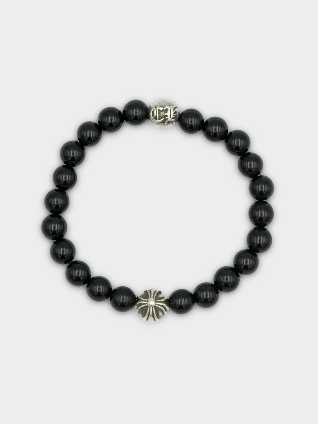 Black Bead Bracelet