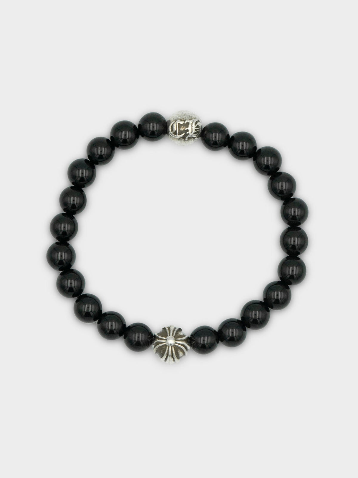 Black Bead Bracelet