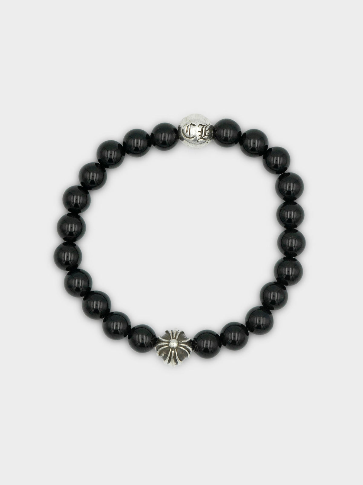 Black Bead Bracelet