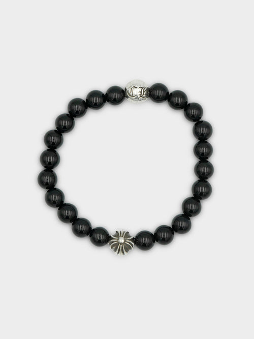 Black Bead Bracelet