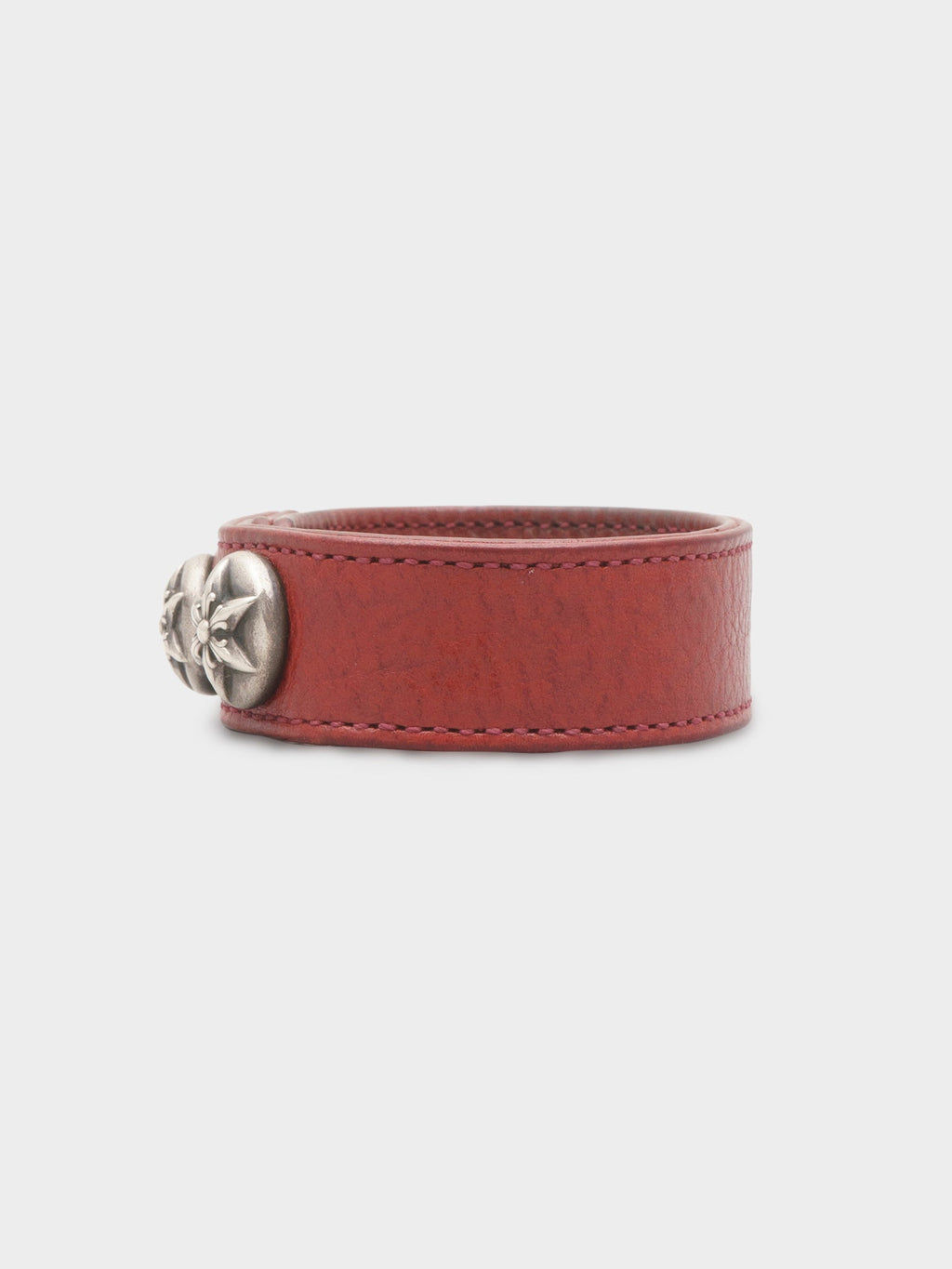 Red Leather Star Bracelet