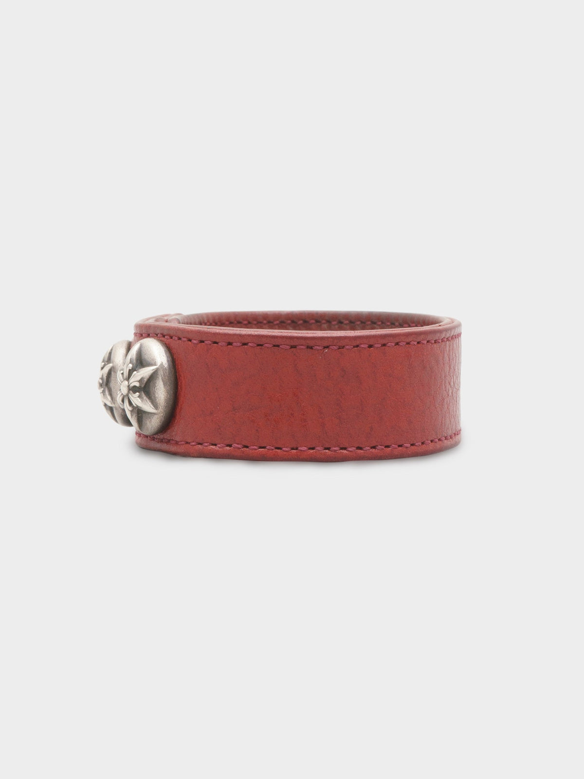 Red Leather Star Bracelet