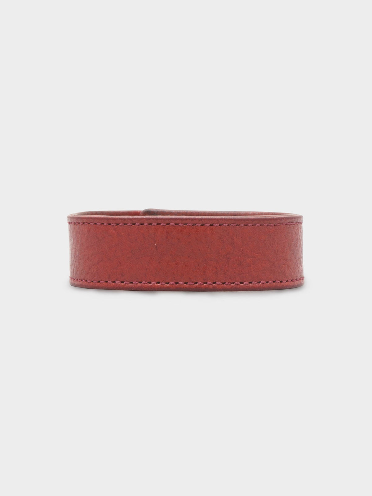 Red Leather Star Bracelet