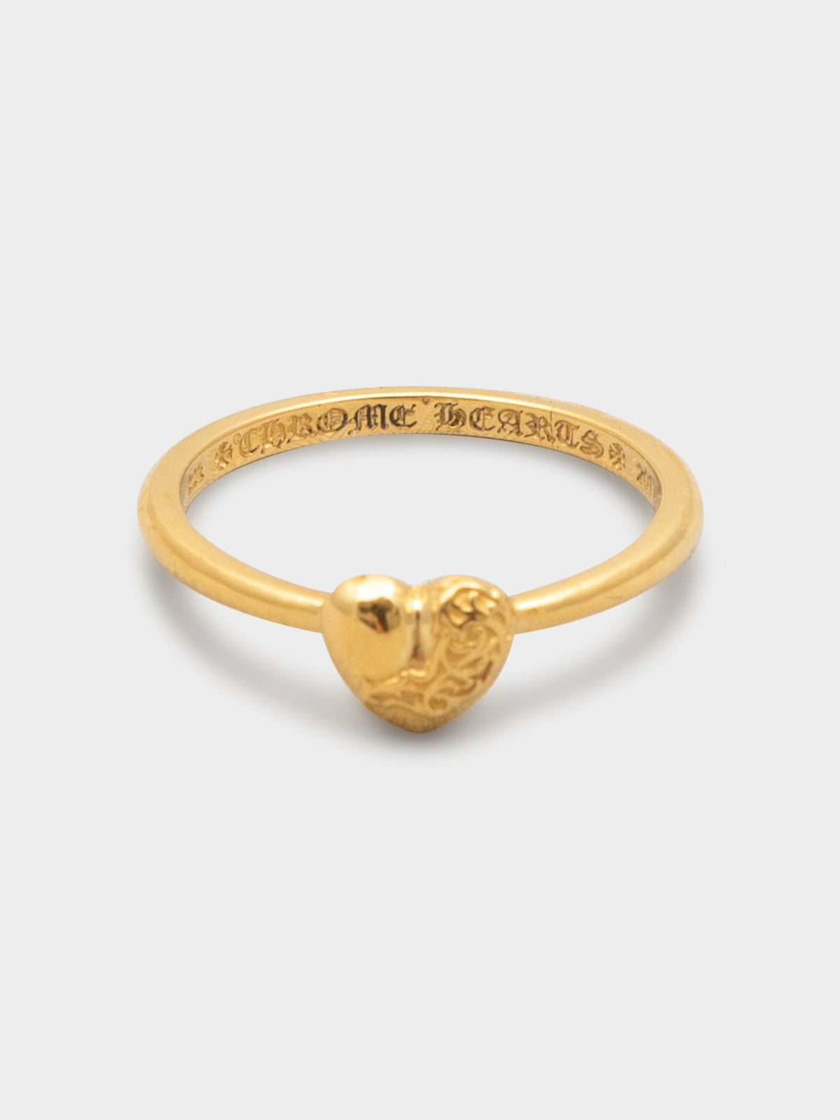 22k Heart Bubblegum Ring