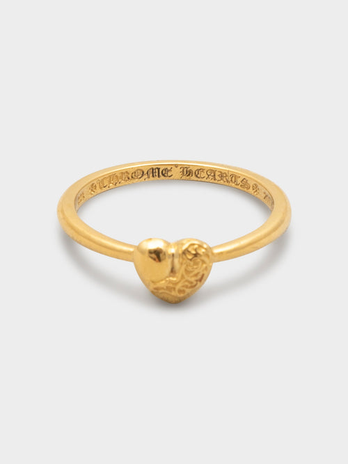 22k Heart Bubblegum Ring