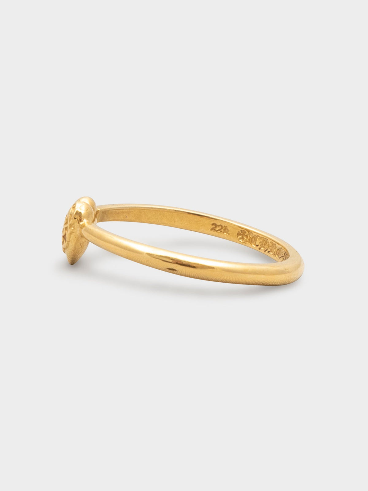 22k Heart Bubblegum Ring