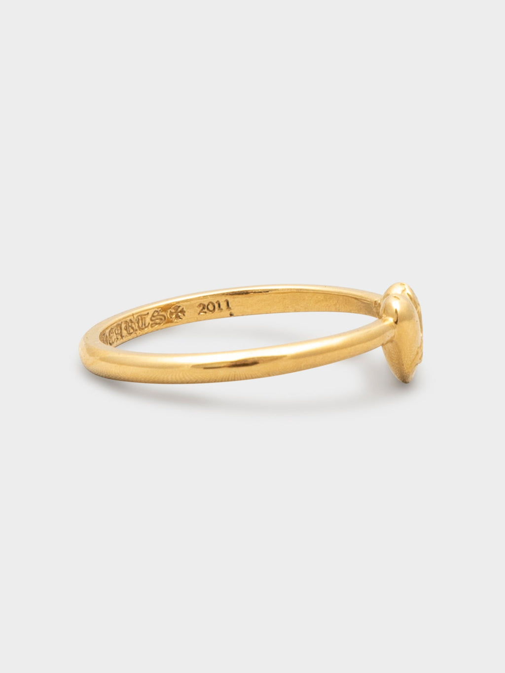 22k Heart Bubblegum Ring