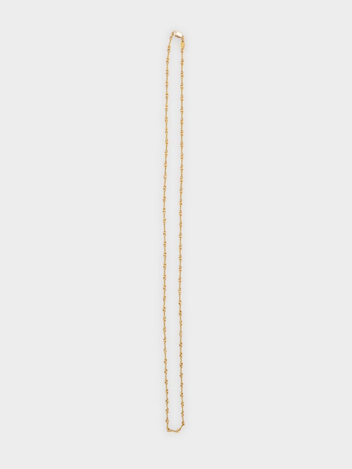 22k Twist Chain Necklace