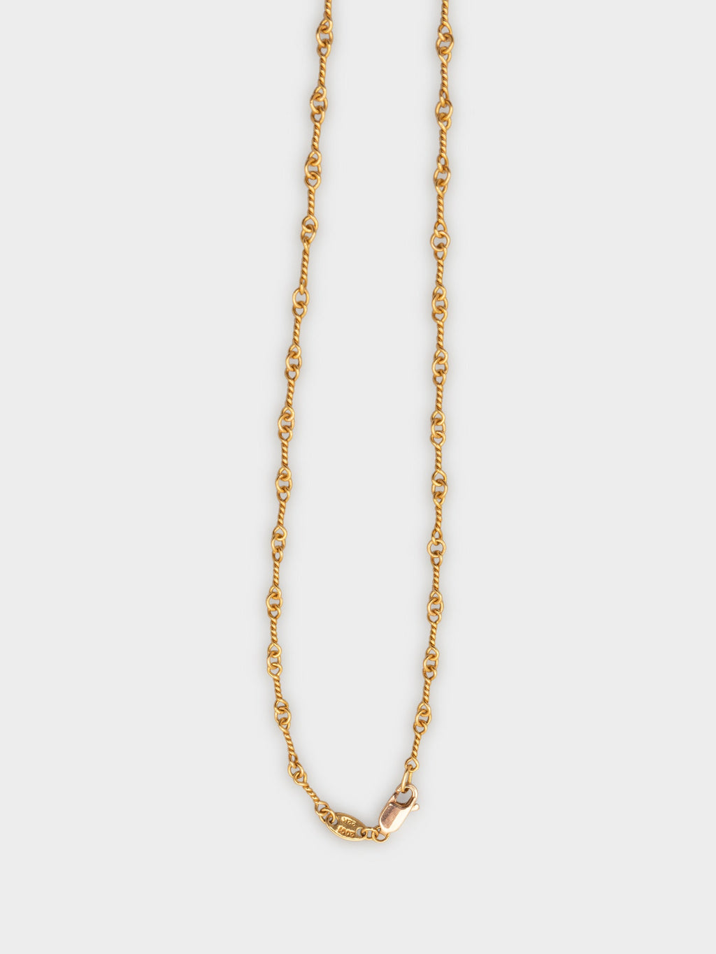 22k Twist Chain Necklace