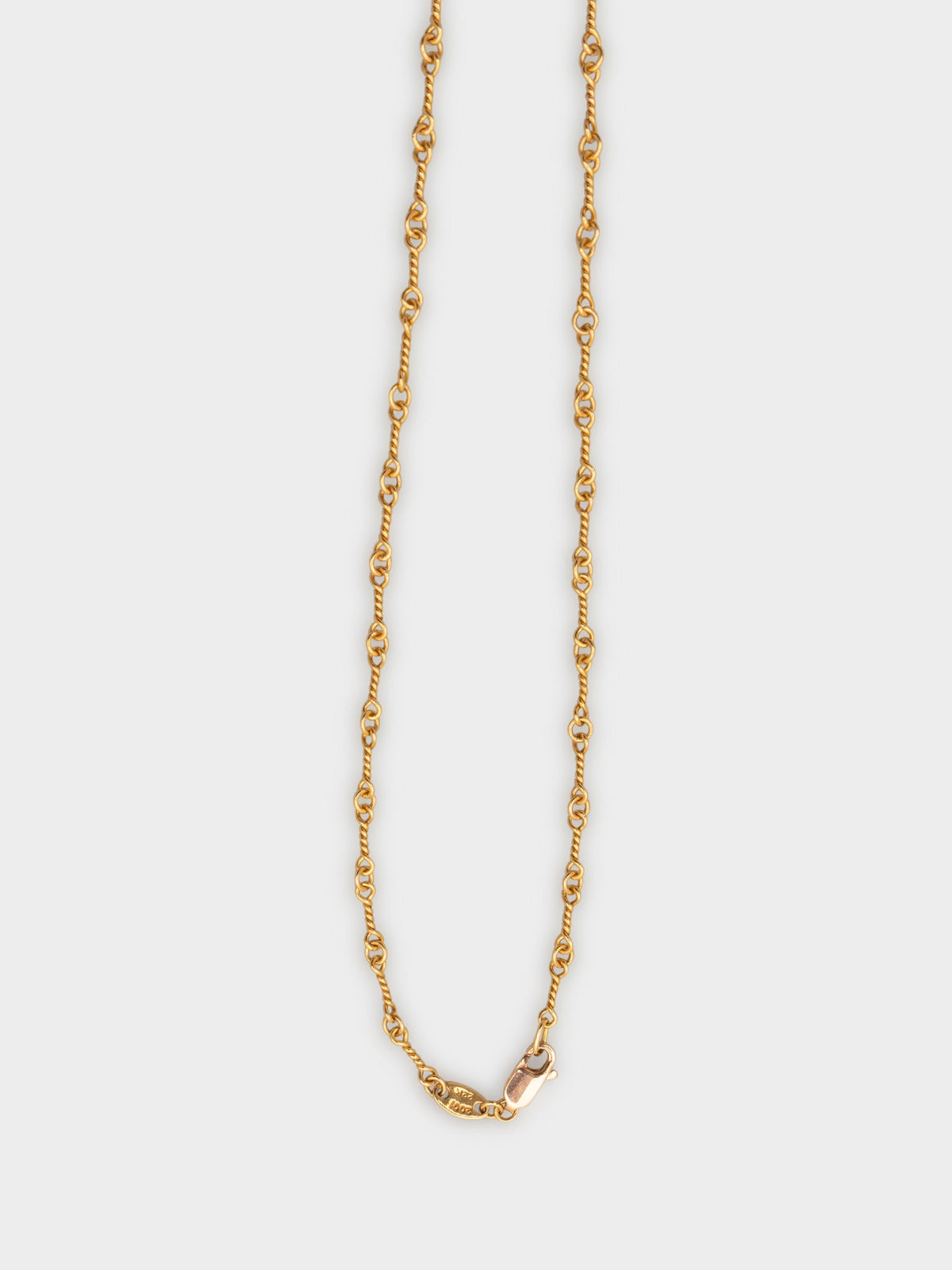 22k Twist Chain Necklace