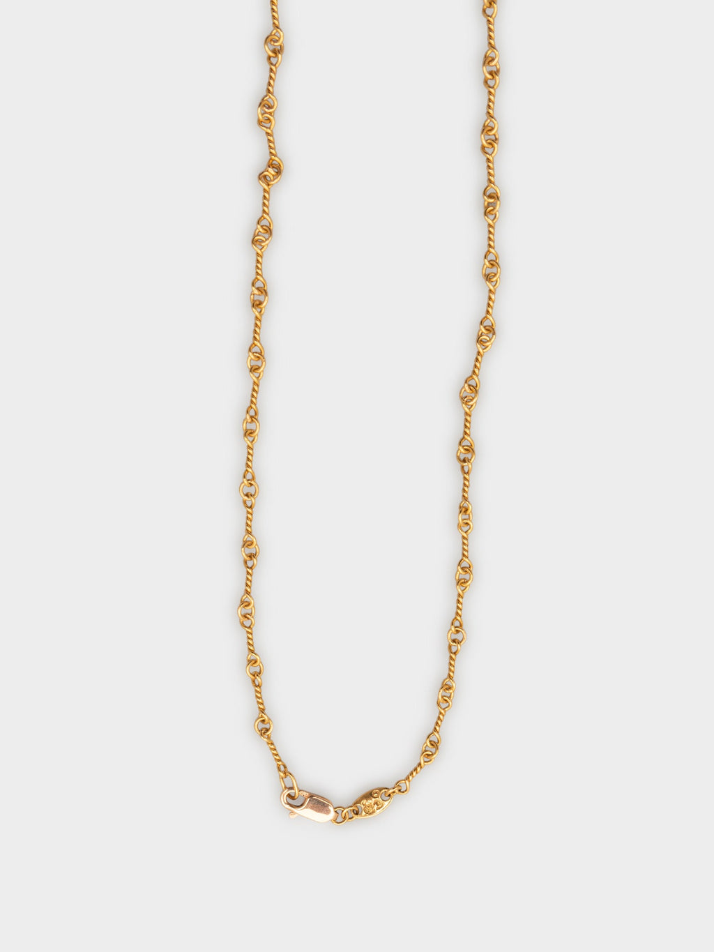 22k Twist Chain Necklace