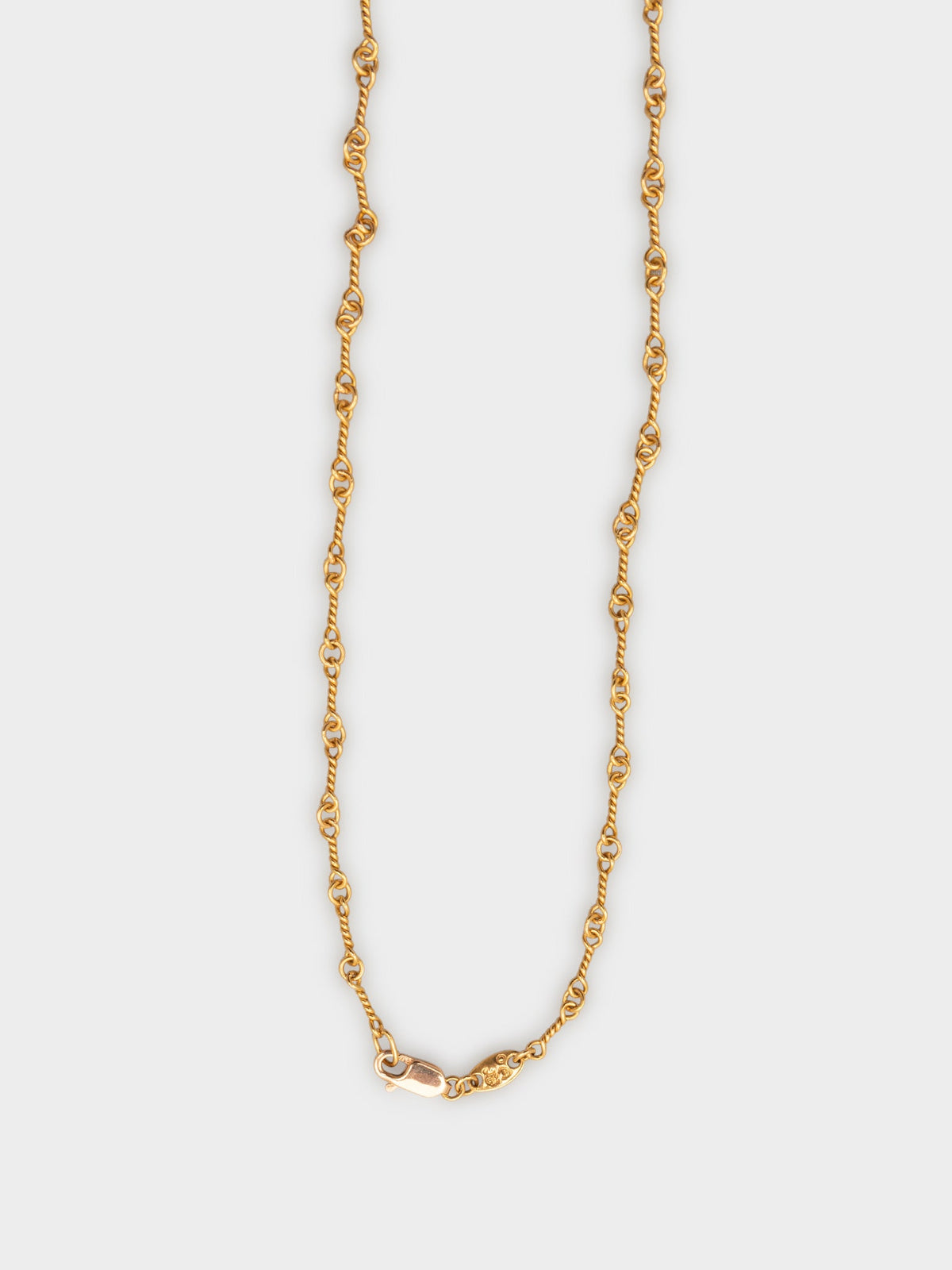 22k Twist Chain Necklace