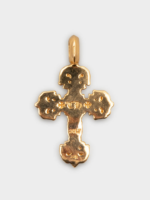 22K Diamond Filigree Charm Pendant