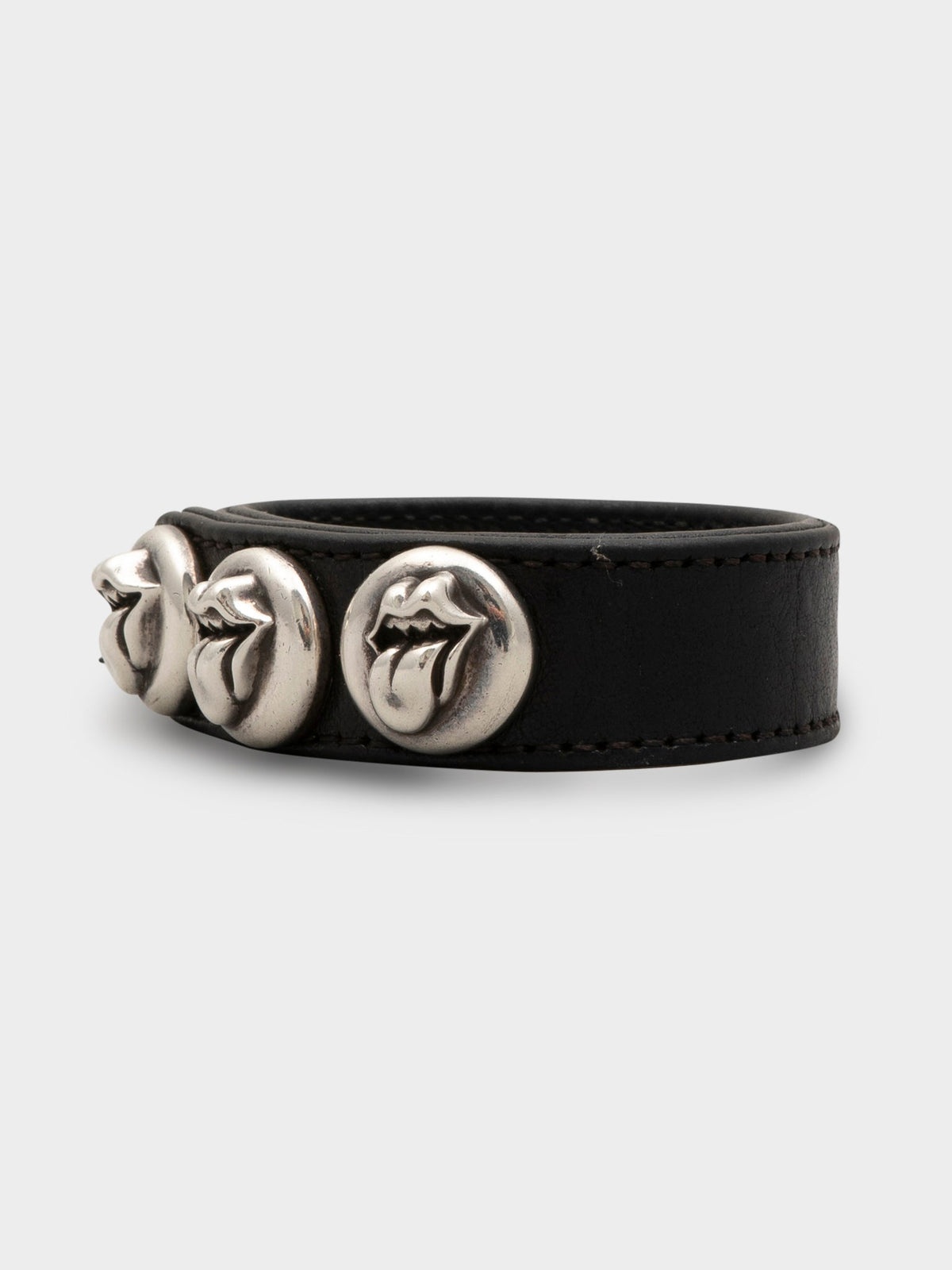 Rolling Stones Leather Bracelet