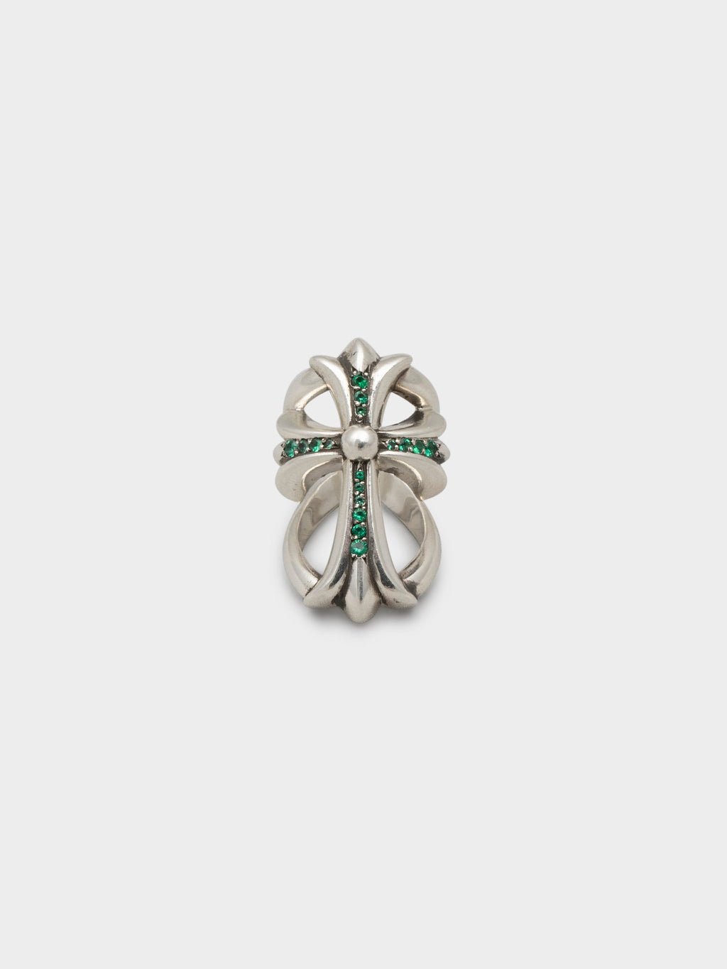 Emerald Infinity Ring