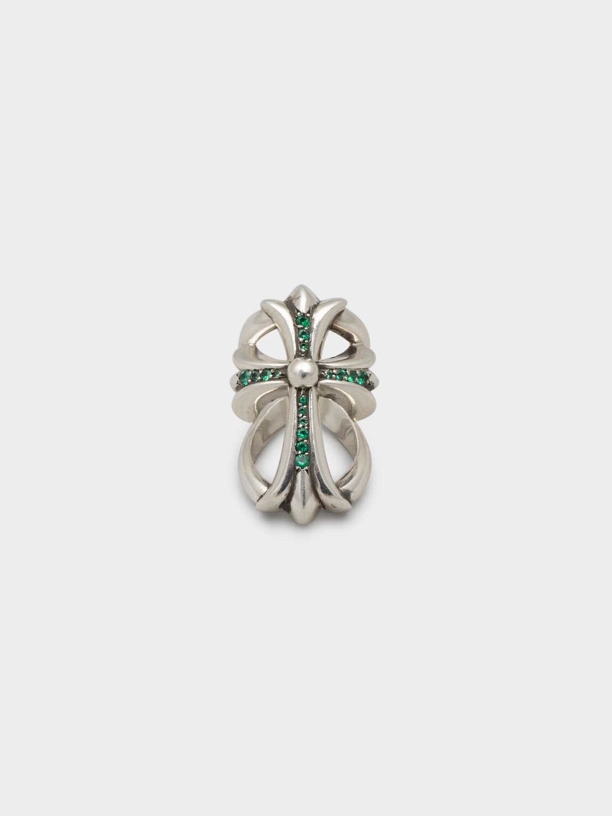 Emerald Infinity Ring