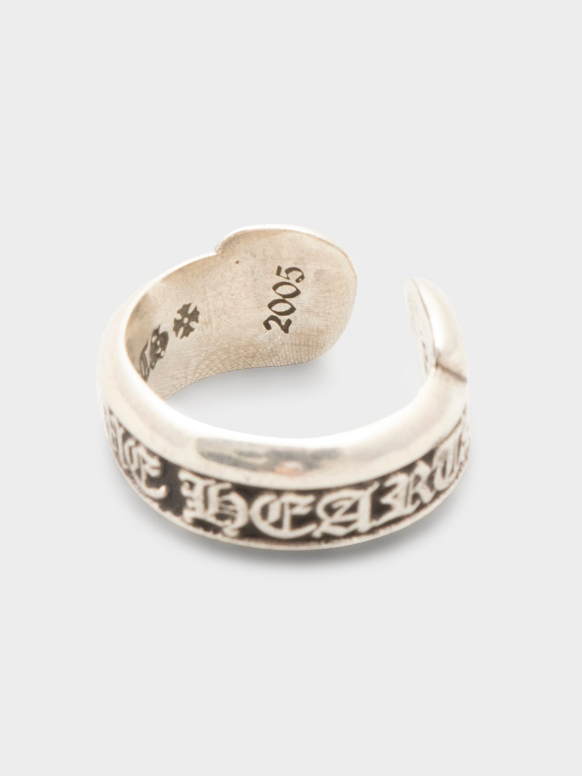 Small Scroll Label Ring