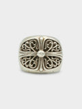 Oval Cross Ring