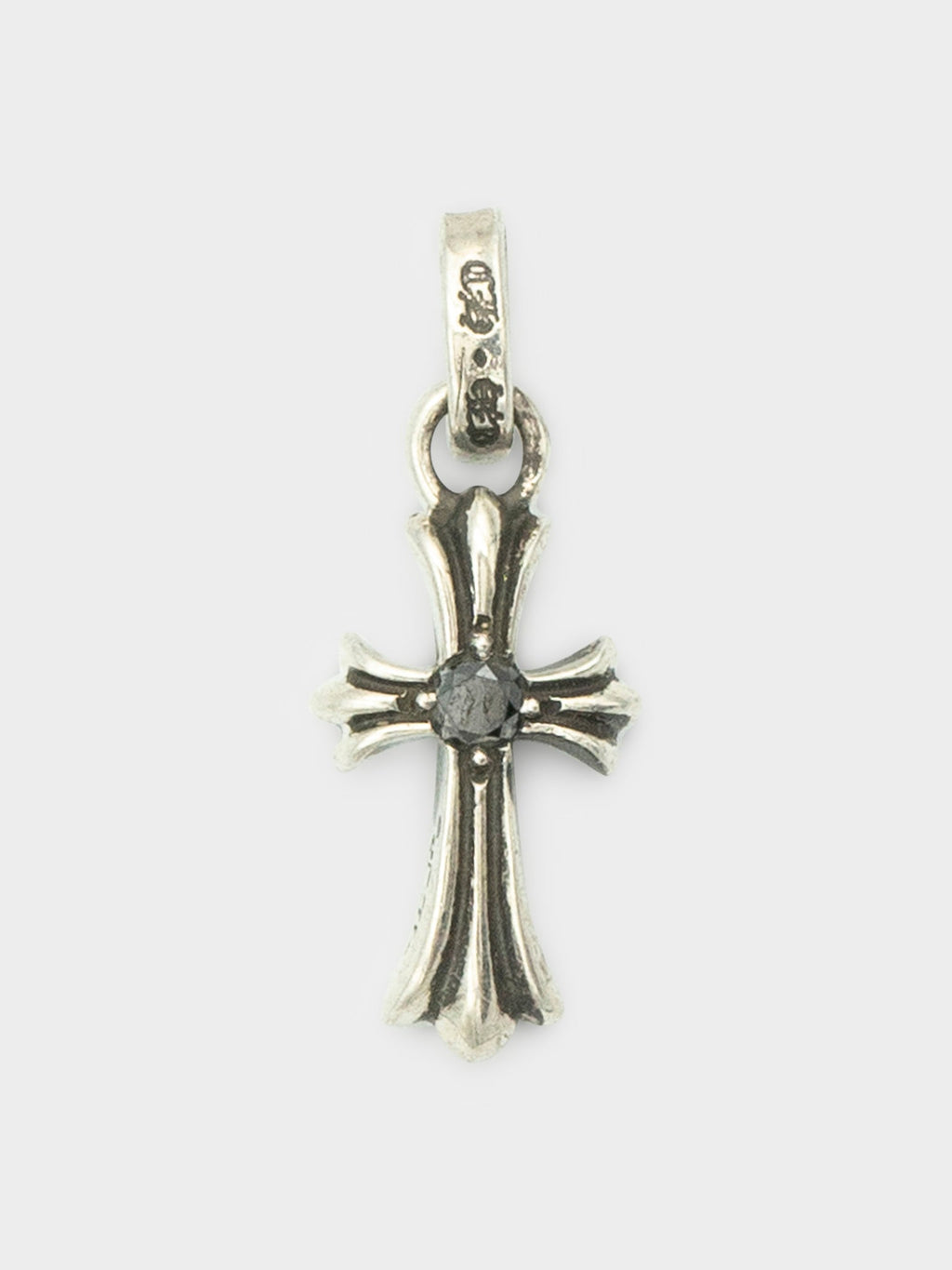 Center Stone Baby Fat Pendant - Black Diamond
