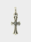 Center Stone Baby Fat Pendant - Black Diamond