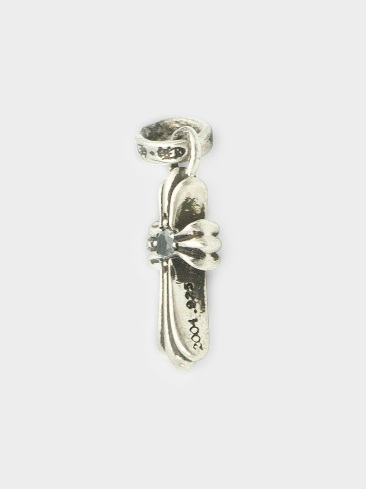 Center Stone Baby Fat Pendant - Black Diamond