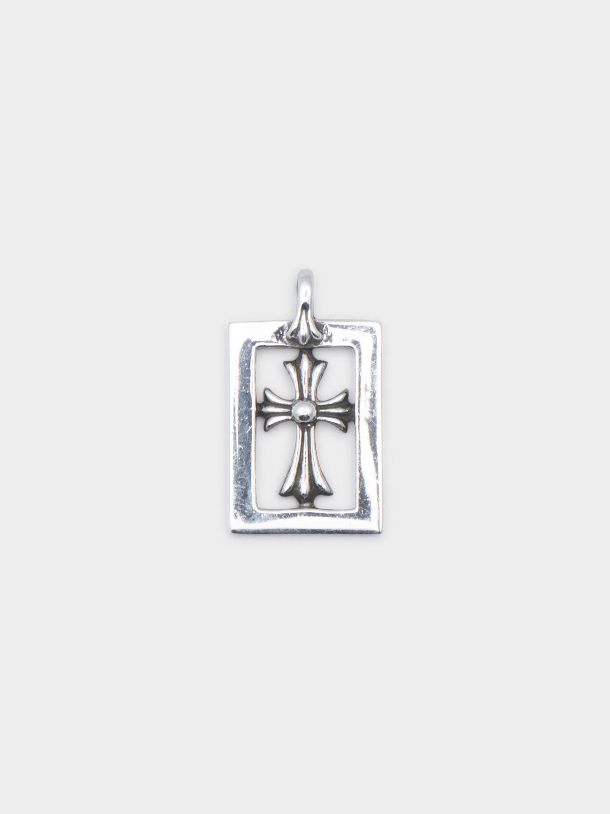 Baby Fat Cross Frame Pendant