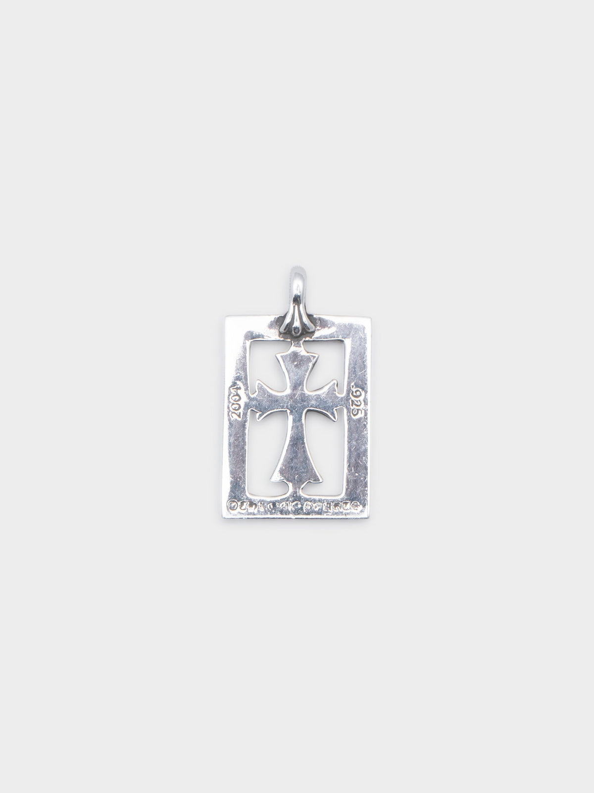 Baby Fat Cross Frame Pendant