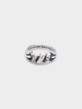 Tiny E Knot Ring