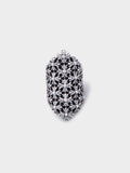 Chain Maille Ring w/ Pave Set Diamonds