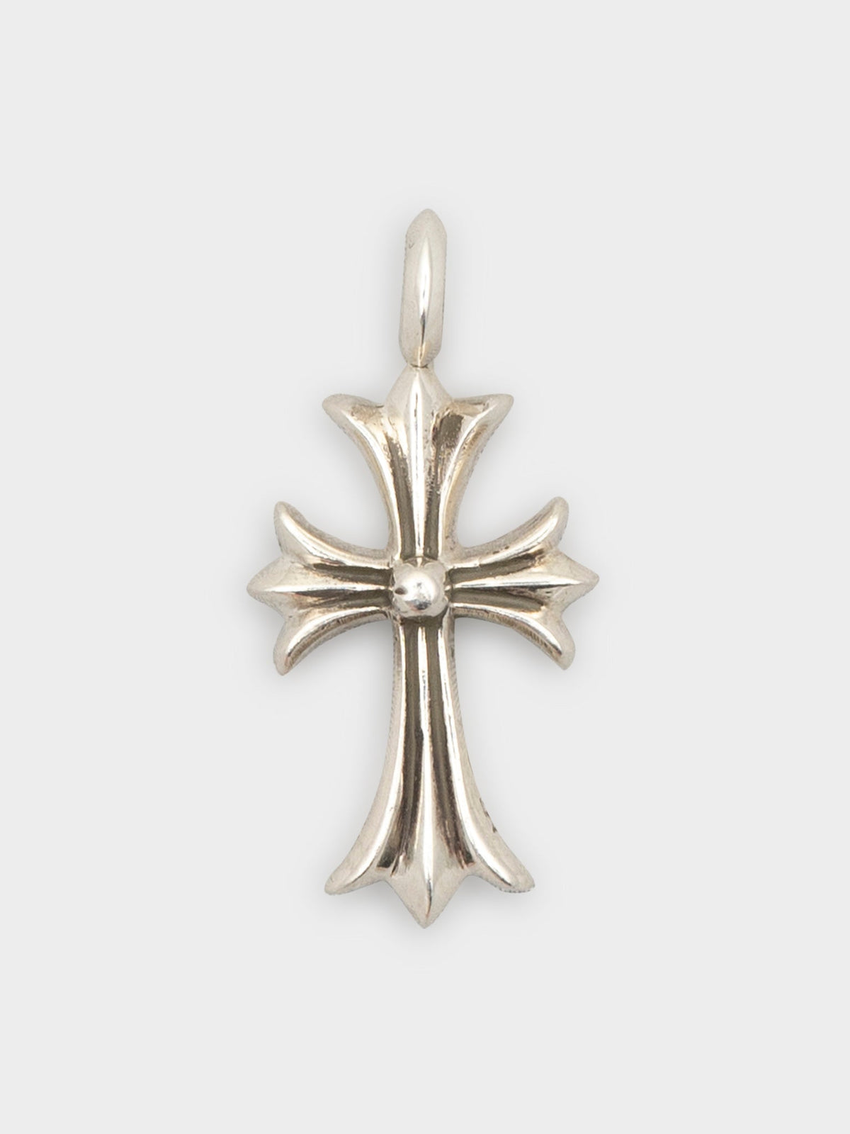 Ruby Tiny Fat Cross Pendant