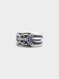 Blue Sapphire Dagger Ring