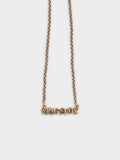 22k Spellout Necklace