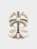 Blue Sapphire Infinity Ring