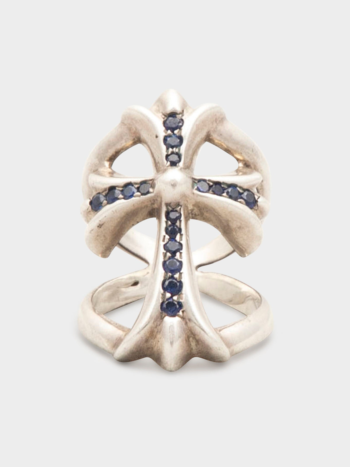 Blue Sapphire Infinity Ring
