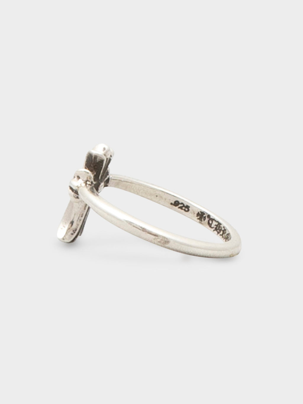 Emerald Cross Bubblegum Ring