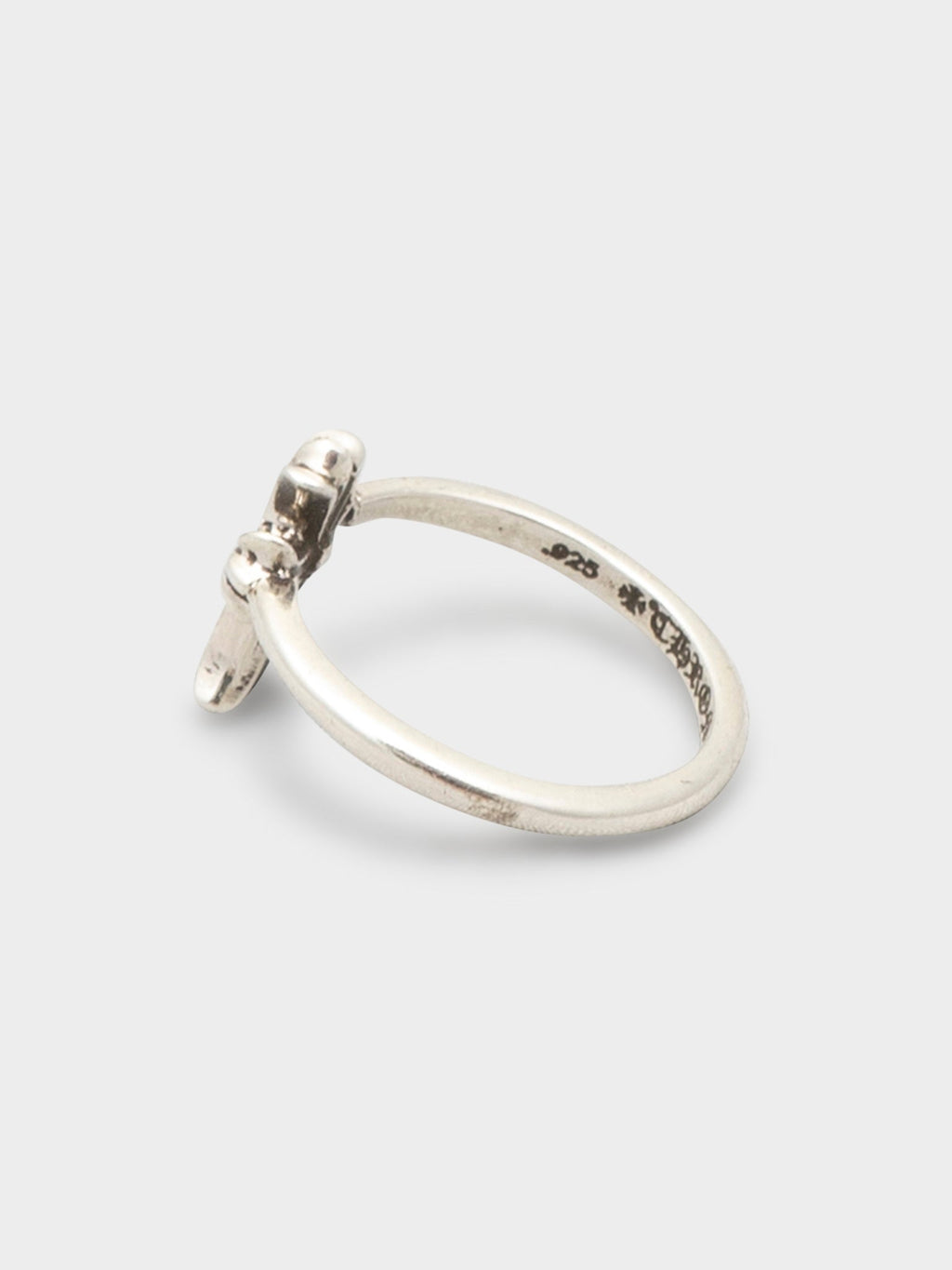 Emerald Cross Bubblegum Ring
