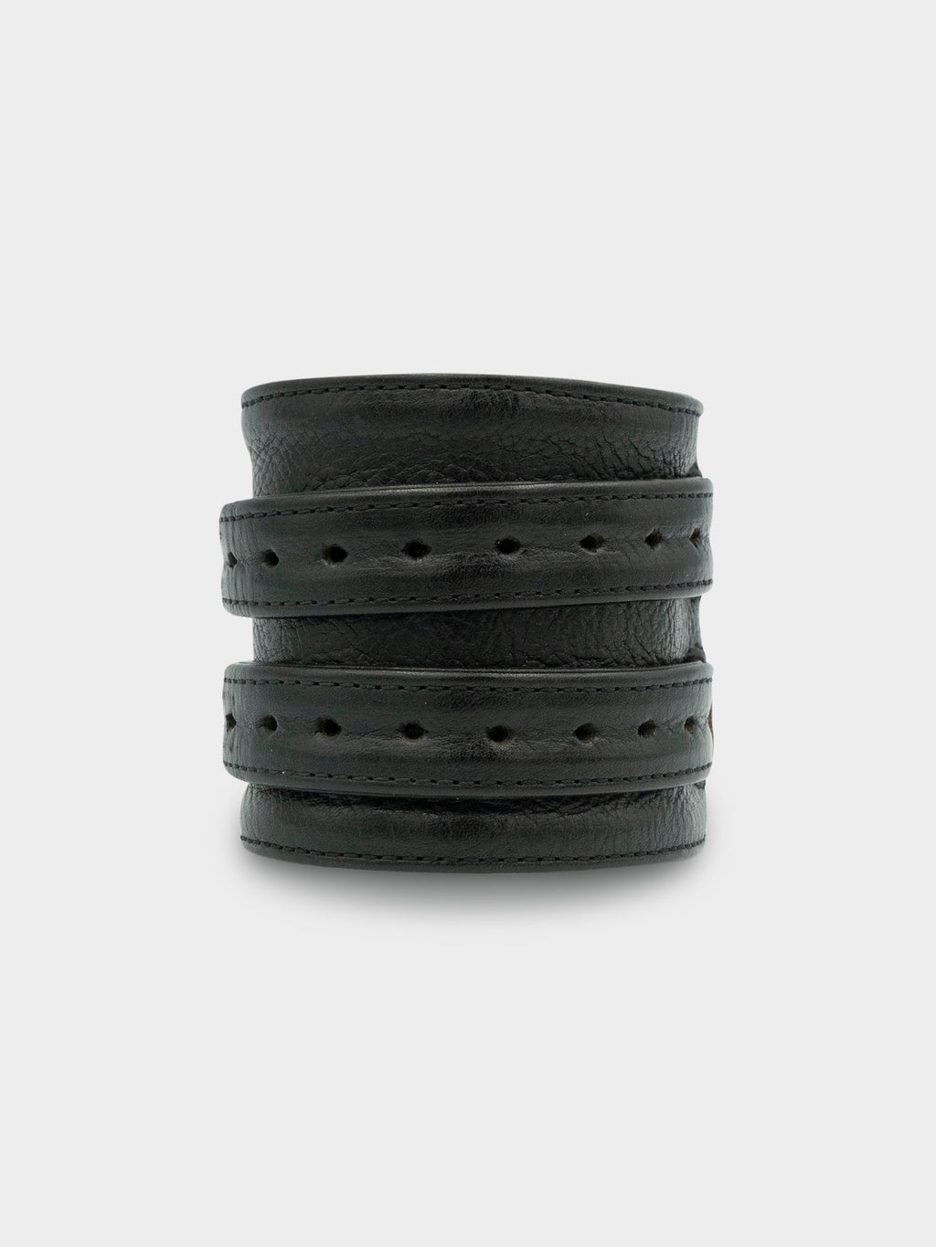 Double Gunslinger Leather Bracelet