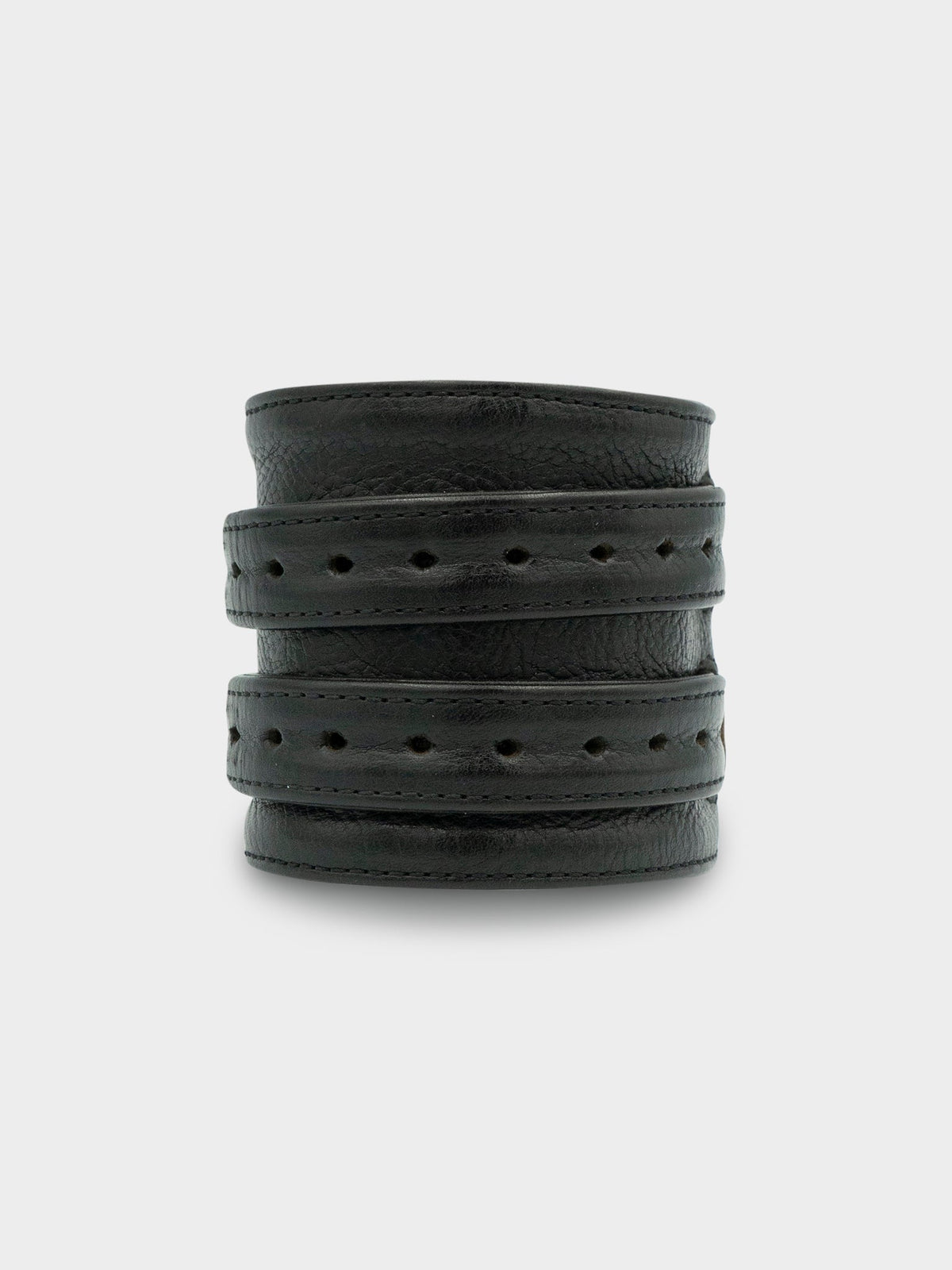 Double Gunslinger Leather Bracelet