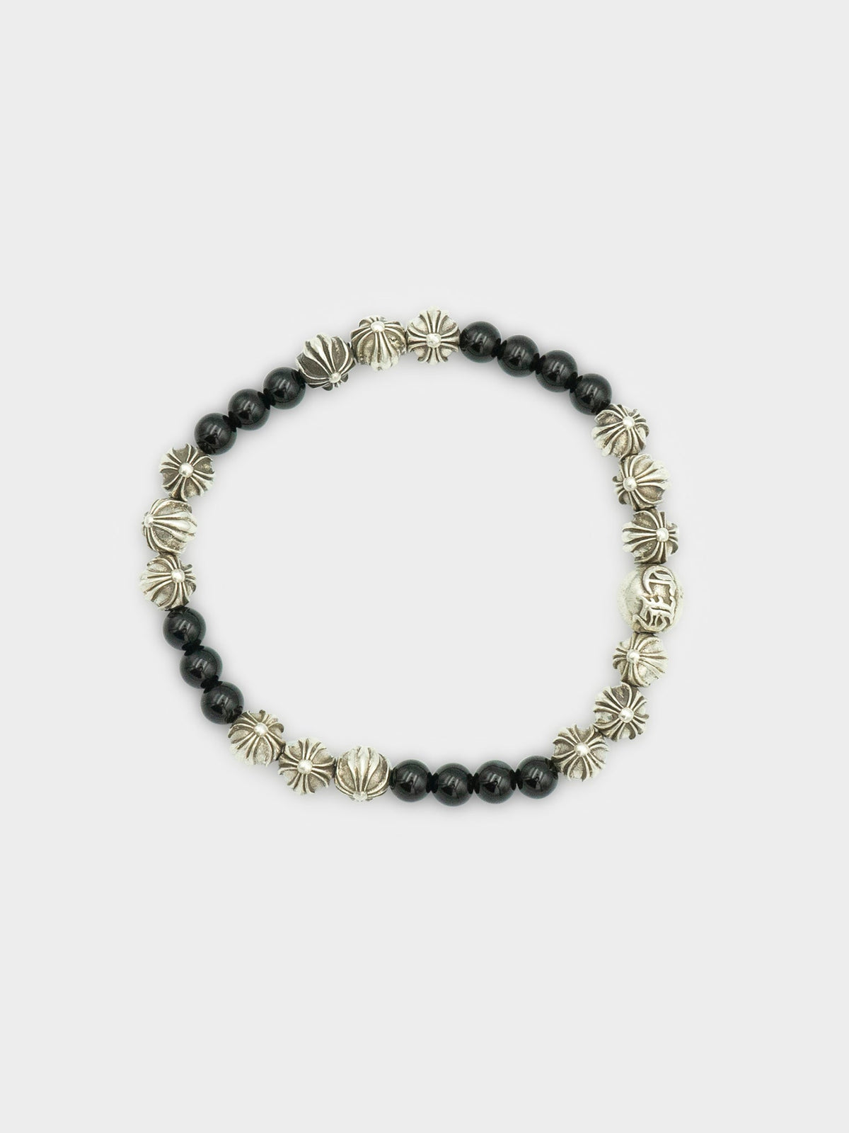 Black Bead Bracelet