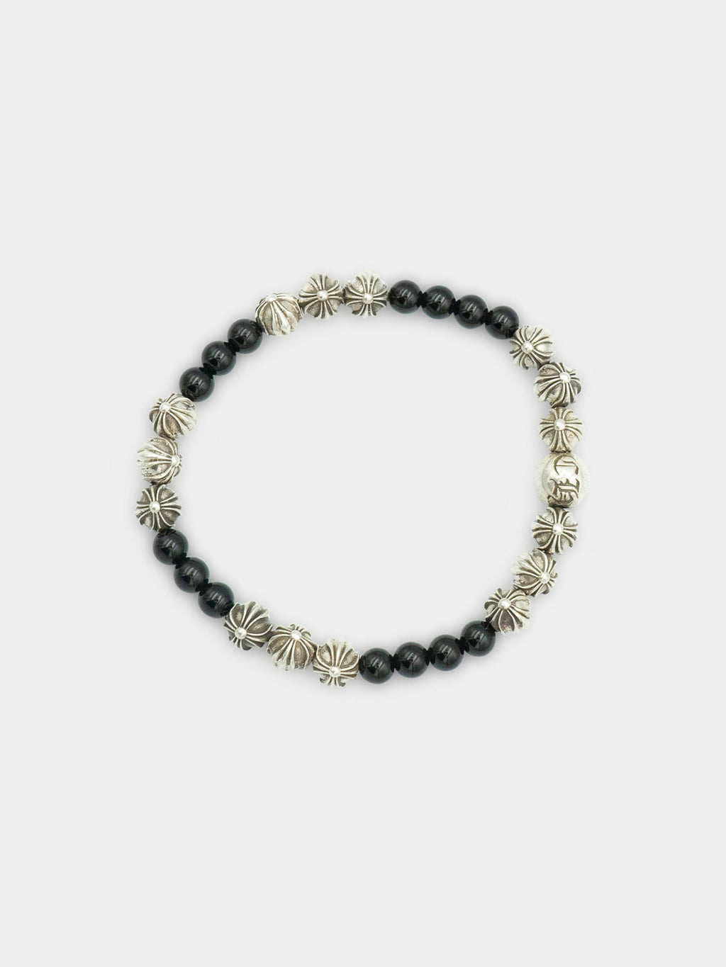 Black Bead Bracelet